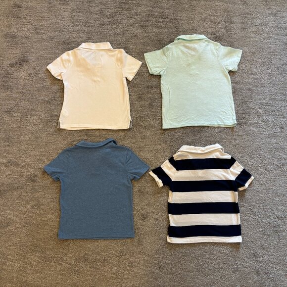 Polo Shirts - Toddler Shirts - Short Sleeves - Set of 4 - Size 4T - Old Navy - Picture 2 of 6